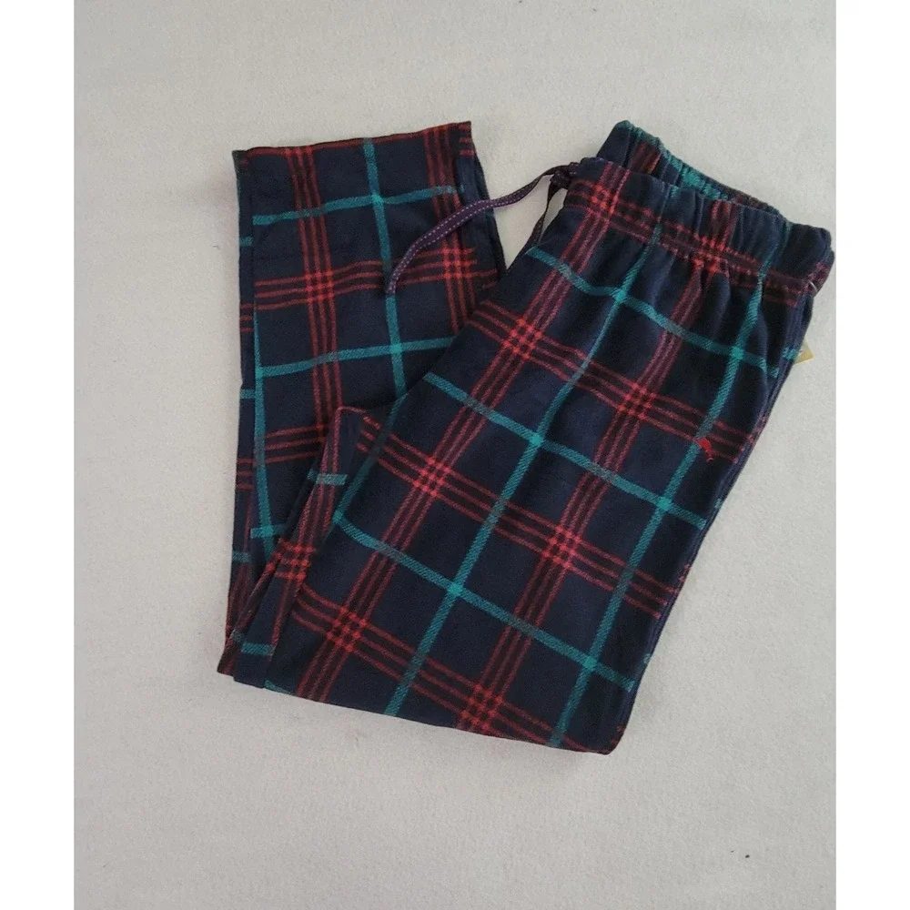 Tommy Bahama Drawstring Waist Sleepwear Men's Fleece Lounge Pants XL Navy Pld...